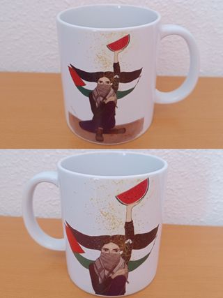 Taza Palestina libre - Cerámica