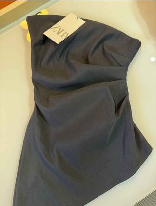 Top Zara negro talla S