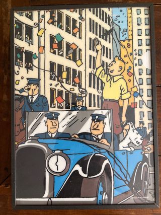Cuadro de Tintin