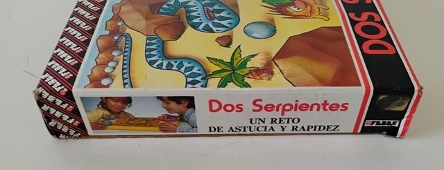 Antiguo juego de mesa Dos Serpientes de  Feber