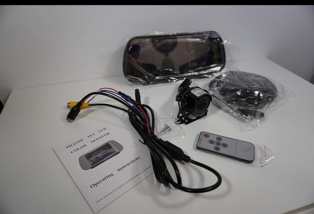 ✅Espejo Retrovisor con Camara Trasera,Pantalla✅