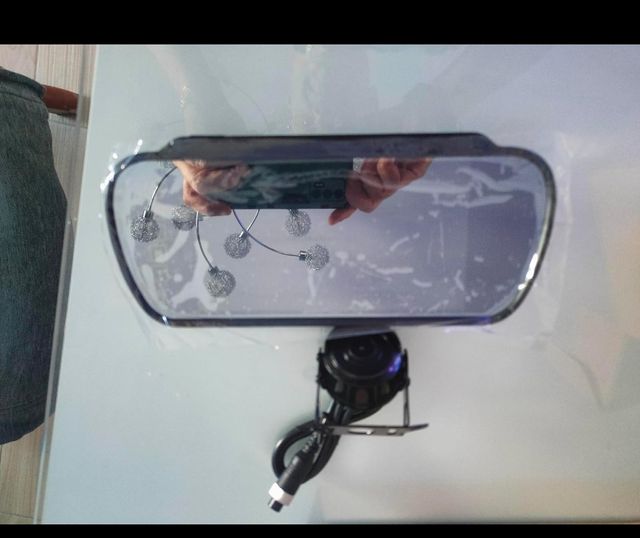 ✅Espejo Retrovisor con Camara Trasera,Pantalla✅