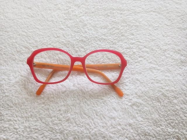 Gafas Caroline Abram rojas y naranjas