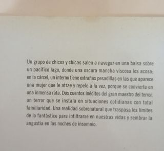Librito Stephen King.