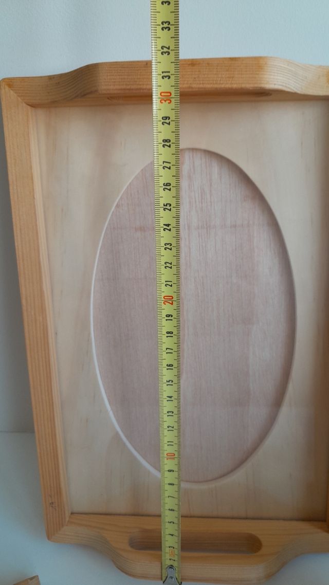 Lote madera manualidades: reloj, bases