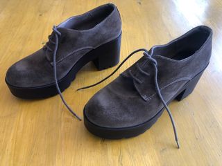 Zapatos Blucher Marrón Ante