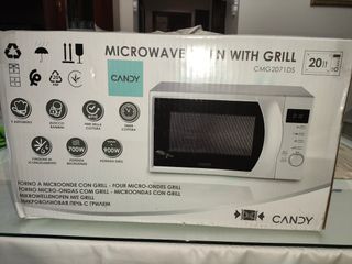 Microondas Candy CMG2071DS 20L plata