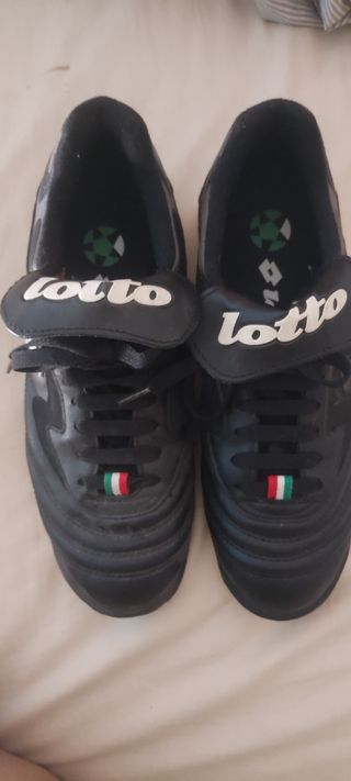 Bambas fútbol negras talla 40