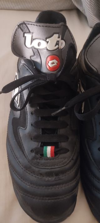 Bambas fútbol negras talla 40