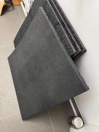 Losetas Goma Gimnasio - 4uds 50x50x 2 cm