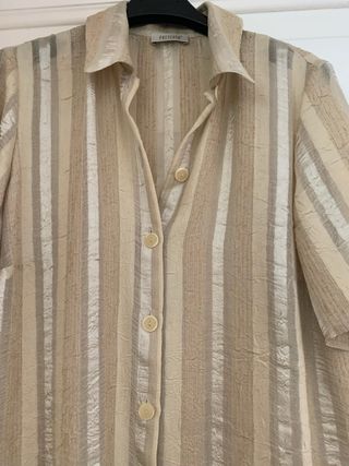 Camicia lunga con spacchi laterali