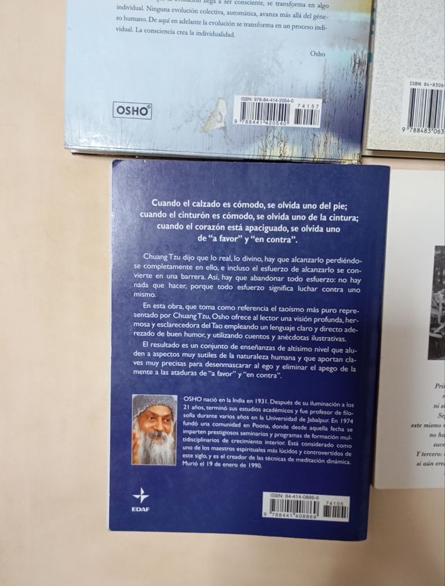 Pack 4 Libros Osho.