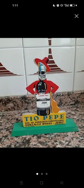 Servilletero Tio Pepe años 70