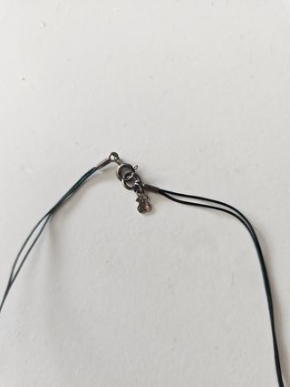 Collar Tous - Perla y cordón verde oscuro
