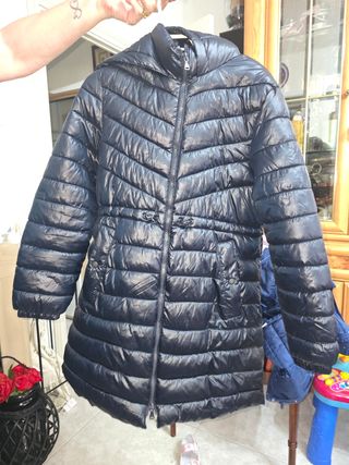 Chaqueta Plumas negra