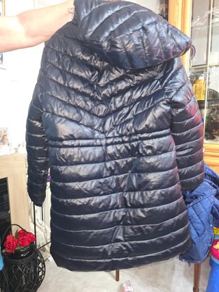Chaqueta Plumas negra