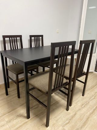 Mesa comedor 4 sillas
