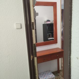 Espejo madera marrón - Mueble entrada
