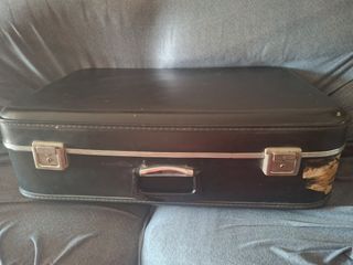 Maleta vintage negra