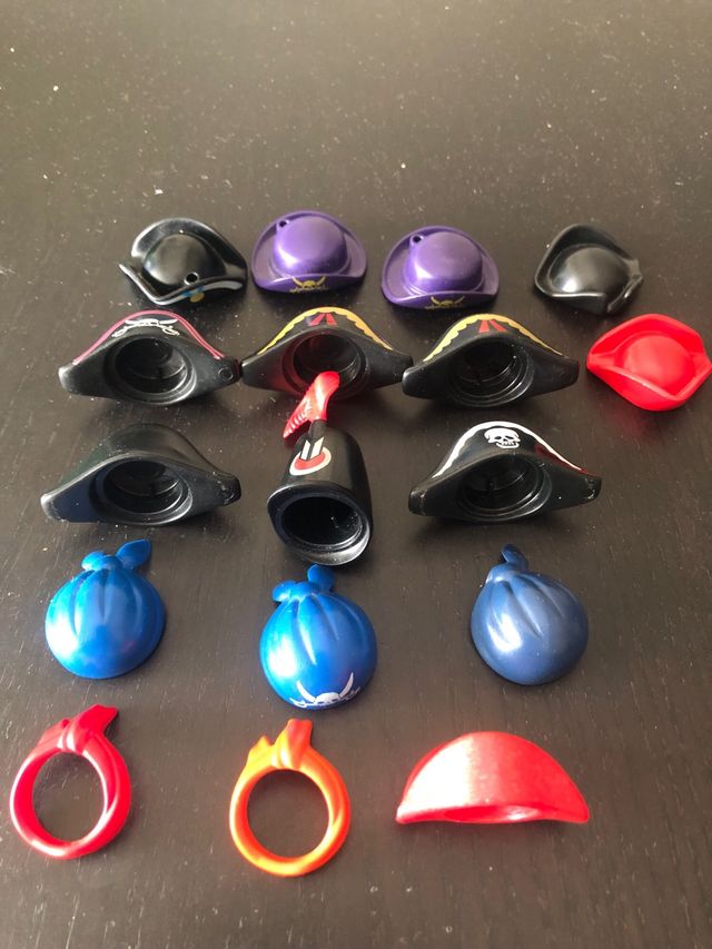 Gorros piratas Playmobil