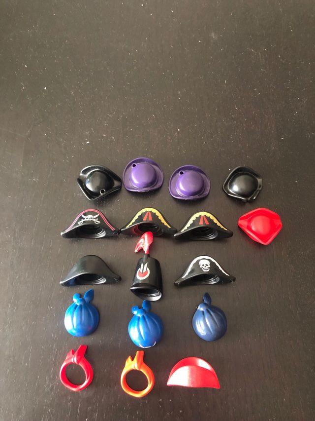 Gorros piratas Playmobil