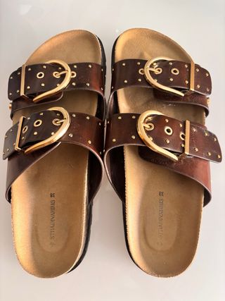 Sandalias Stradivarius Marrón - Talla 38