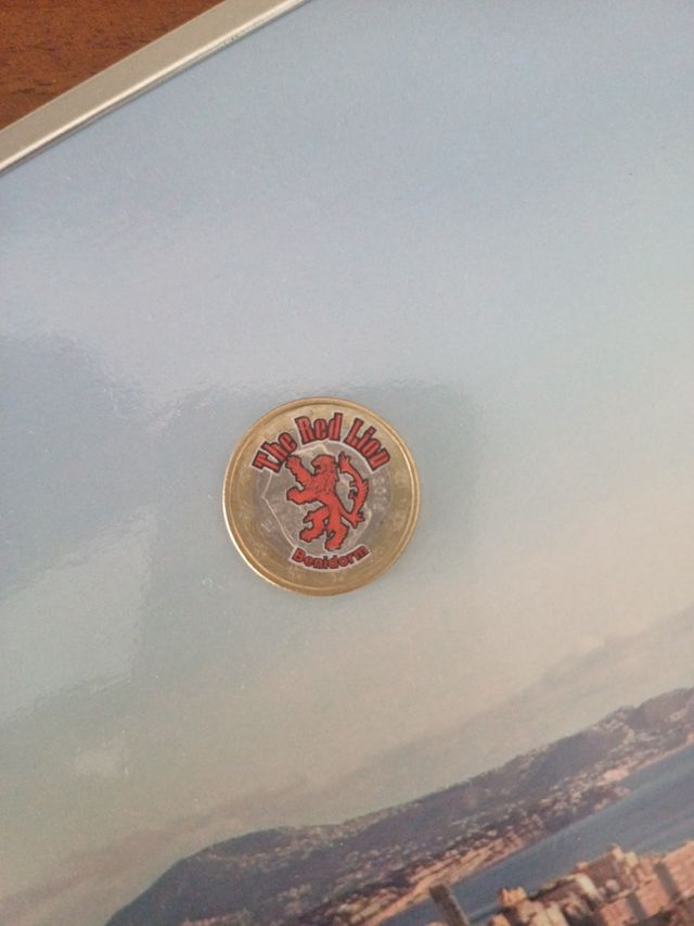 Moneda Benidorm - León Rojo