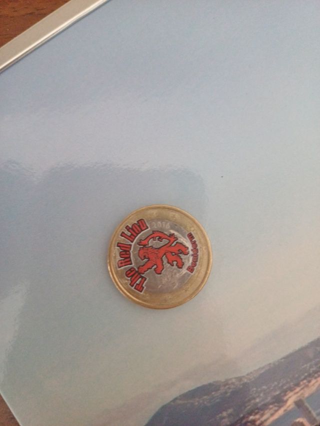 Moneda Benidorm - León Rojo