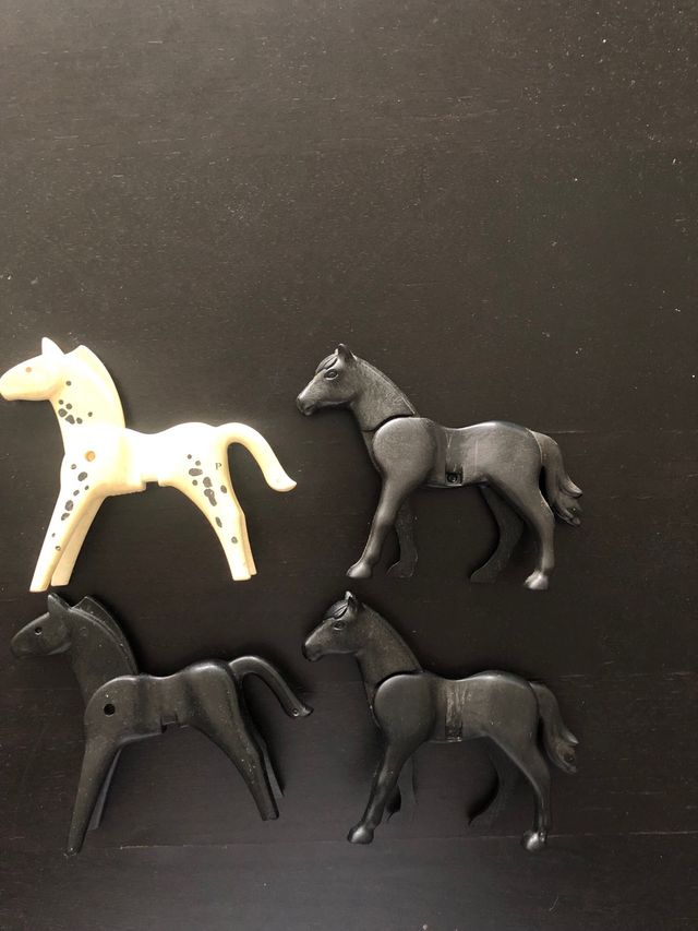 4 Caballos Playmobil Vintage