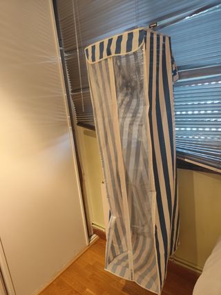 Fundas Ropa Armario - Azul y Blanco