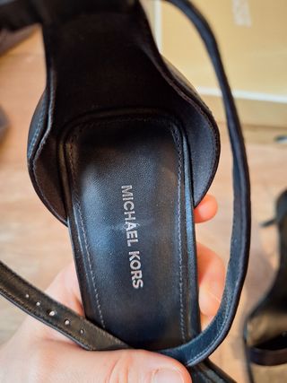 Sandalias Michael Kors negras - talla 36.5