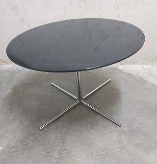 Mesa centro moderna - Negro y Plata