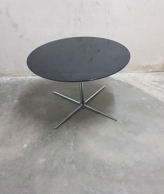 Mesa centro moderna - Negro y Plata