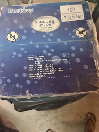 Piscina Bestway Fast Set 2.44m x 66cm