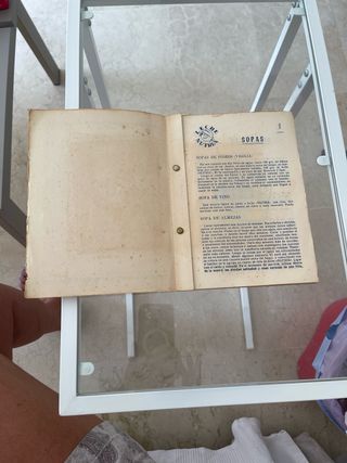 10 Recetarios antiguos (años 50-80)