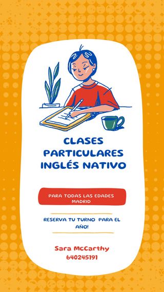 Profesora de Inglés – Clases Presenciales.