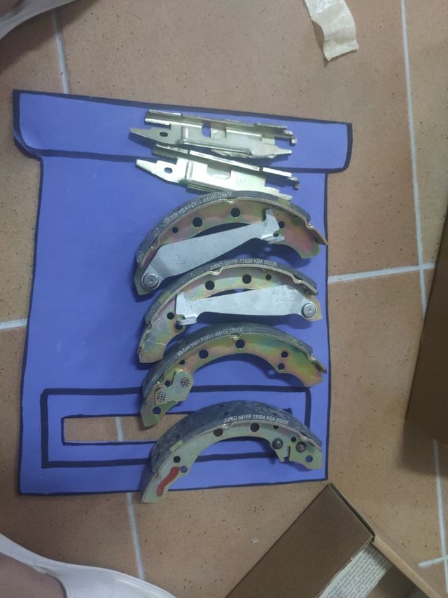 Juego mordazas freno JURID