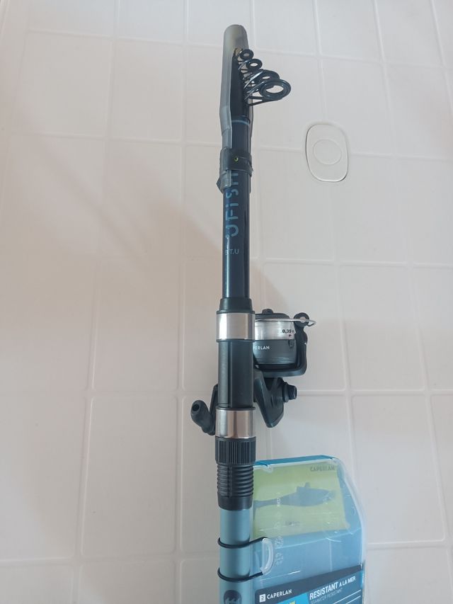Canna Pesca Caperlan Ufish 350 + Mulinello