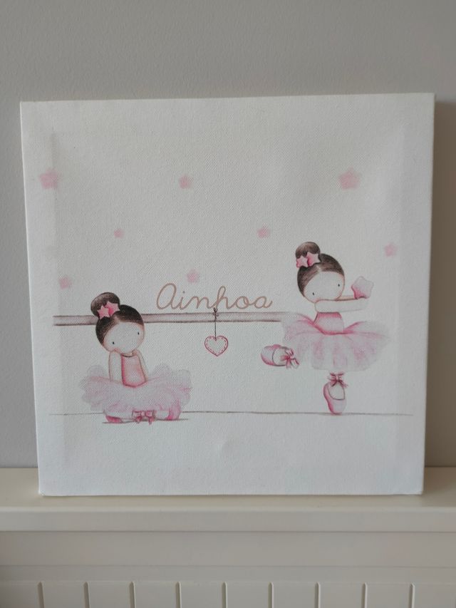 Cuadro infantil bailarinas - Ainhoa