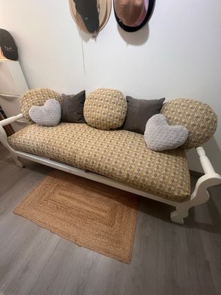 Diván blanco roto - Sillon vestidor