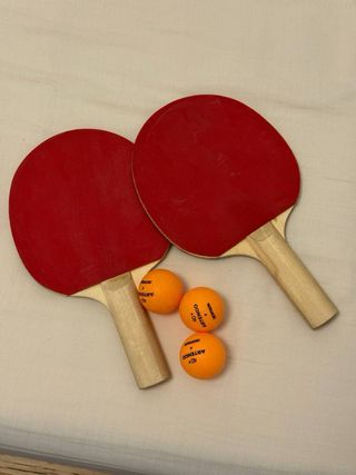 set 2 Palas Ping Pong + 3 Pelotas