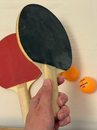 set 2 Palas Ping Pong + 3 Pelotas