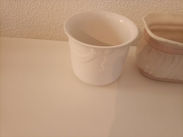 3 Maceteros Vintage - Cerámica.