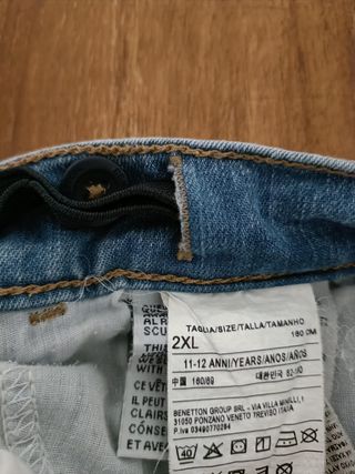 Jeans BENETTON niño 11-12 años, azul