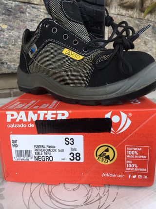 Zapatos seguridad ESD - Talla 38