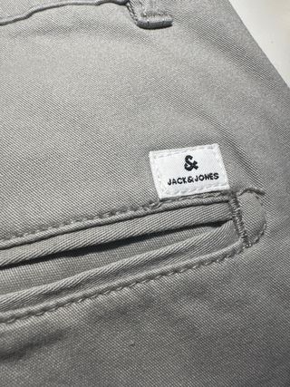 Pantalon largo gris claro Jack & Jones 