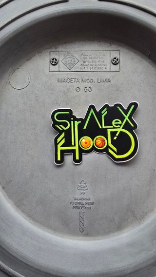 2 Macetas Plástico - Negras