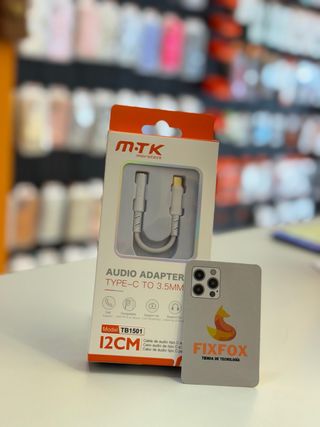 Cable adaptador de audio 3,5 a tipo C