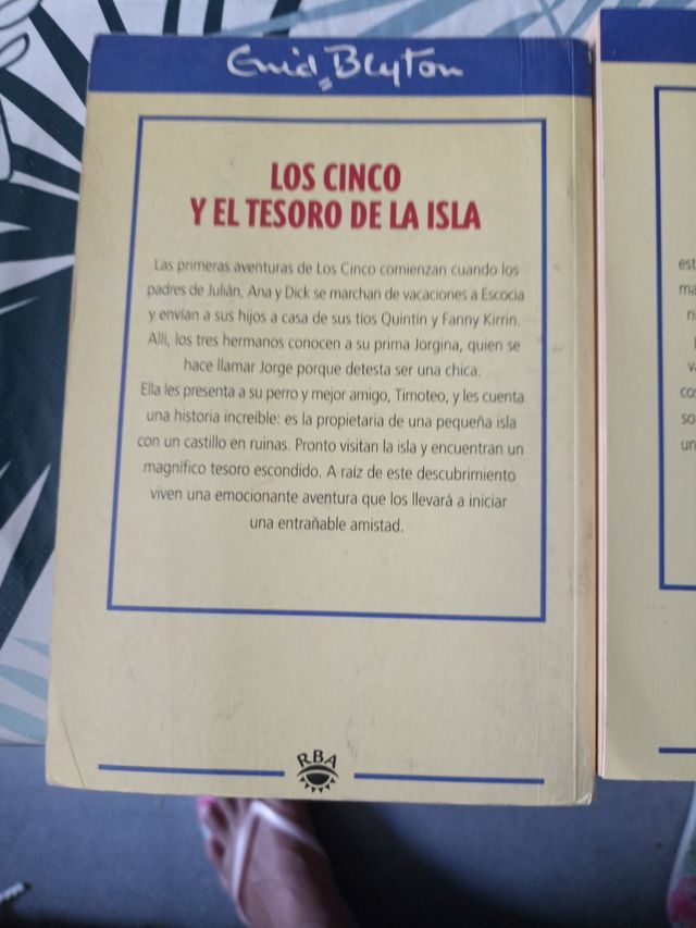 Los cinco y el tesoro de la isla 
Otra aventura