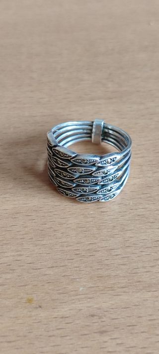 ANILLO PLATA ARTESANAL VINTAGE